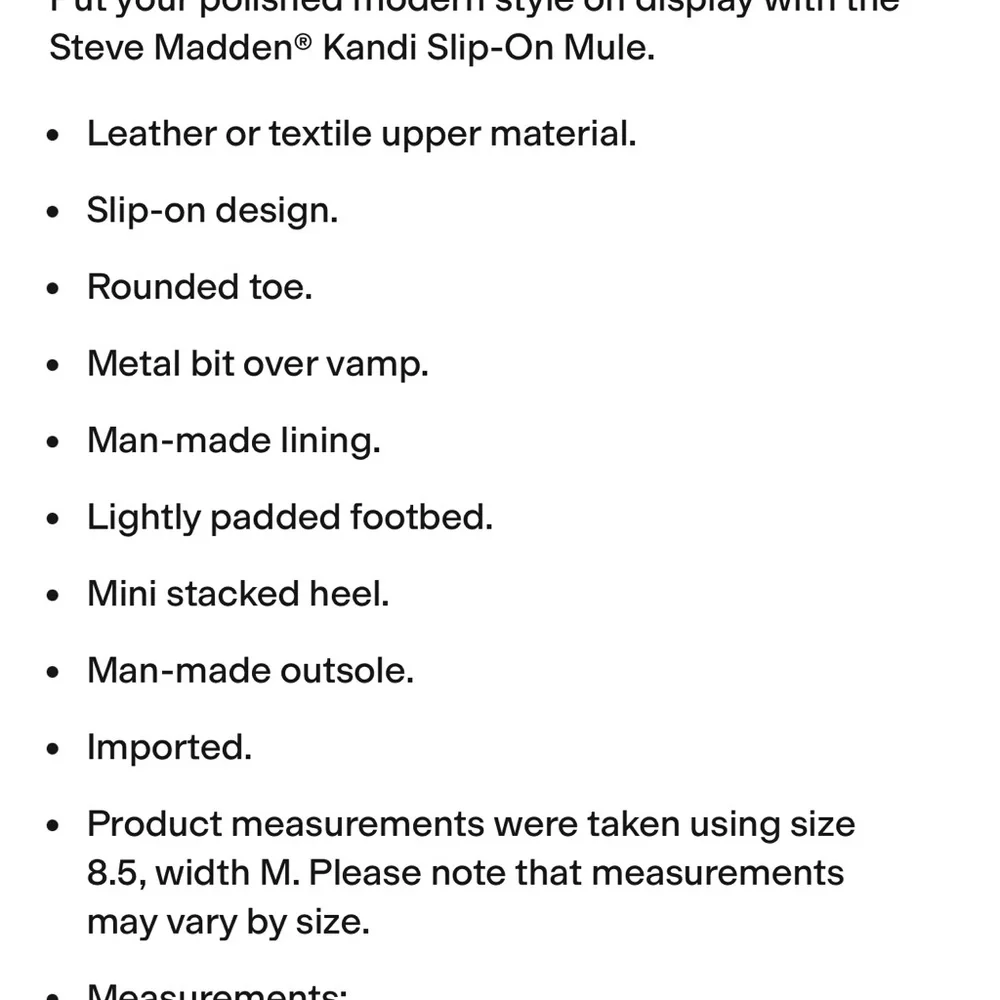 Steve Madden Kandi Black Leather Loafers - Picture 6 of 6